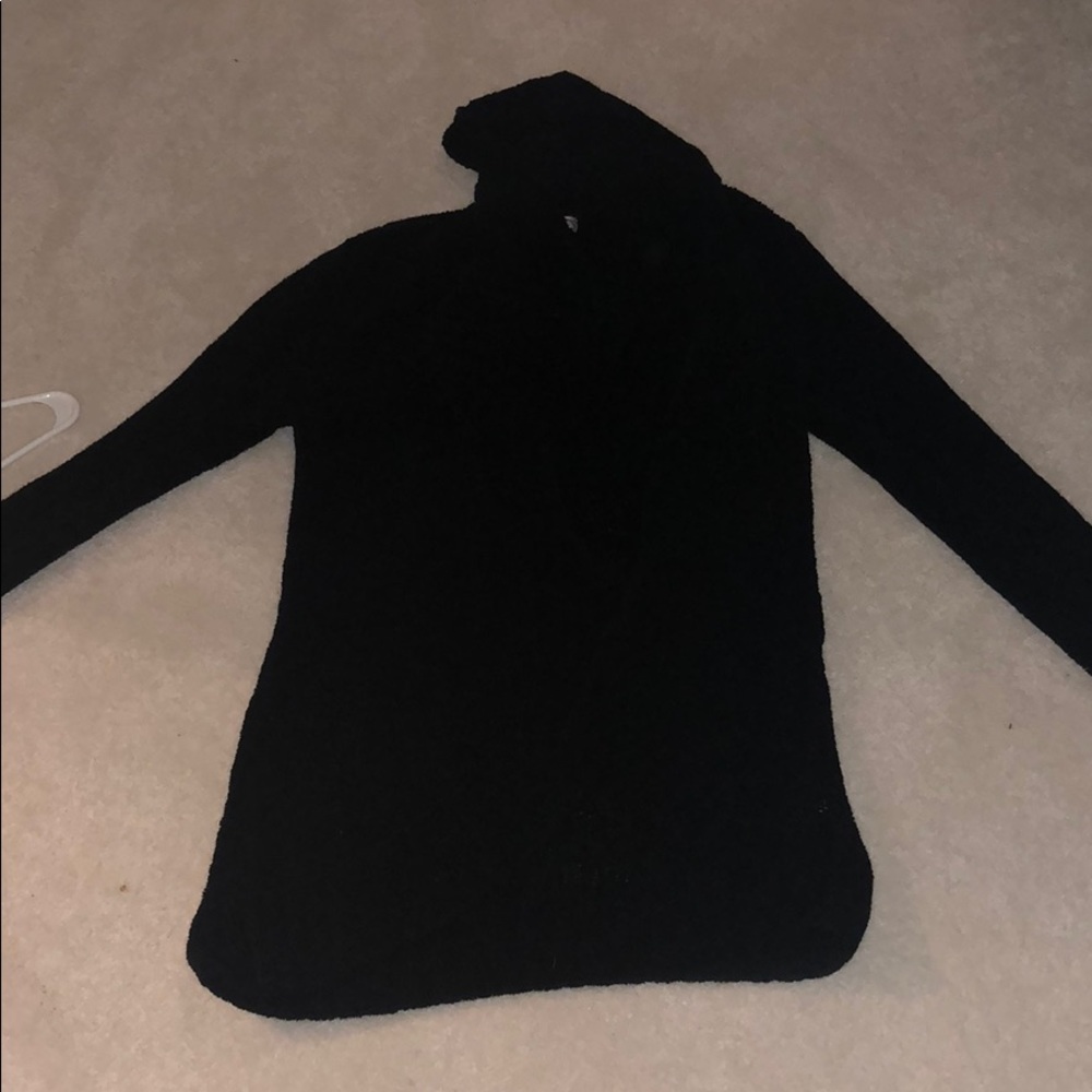 Black soft cardigan